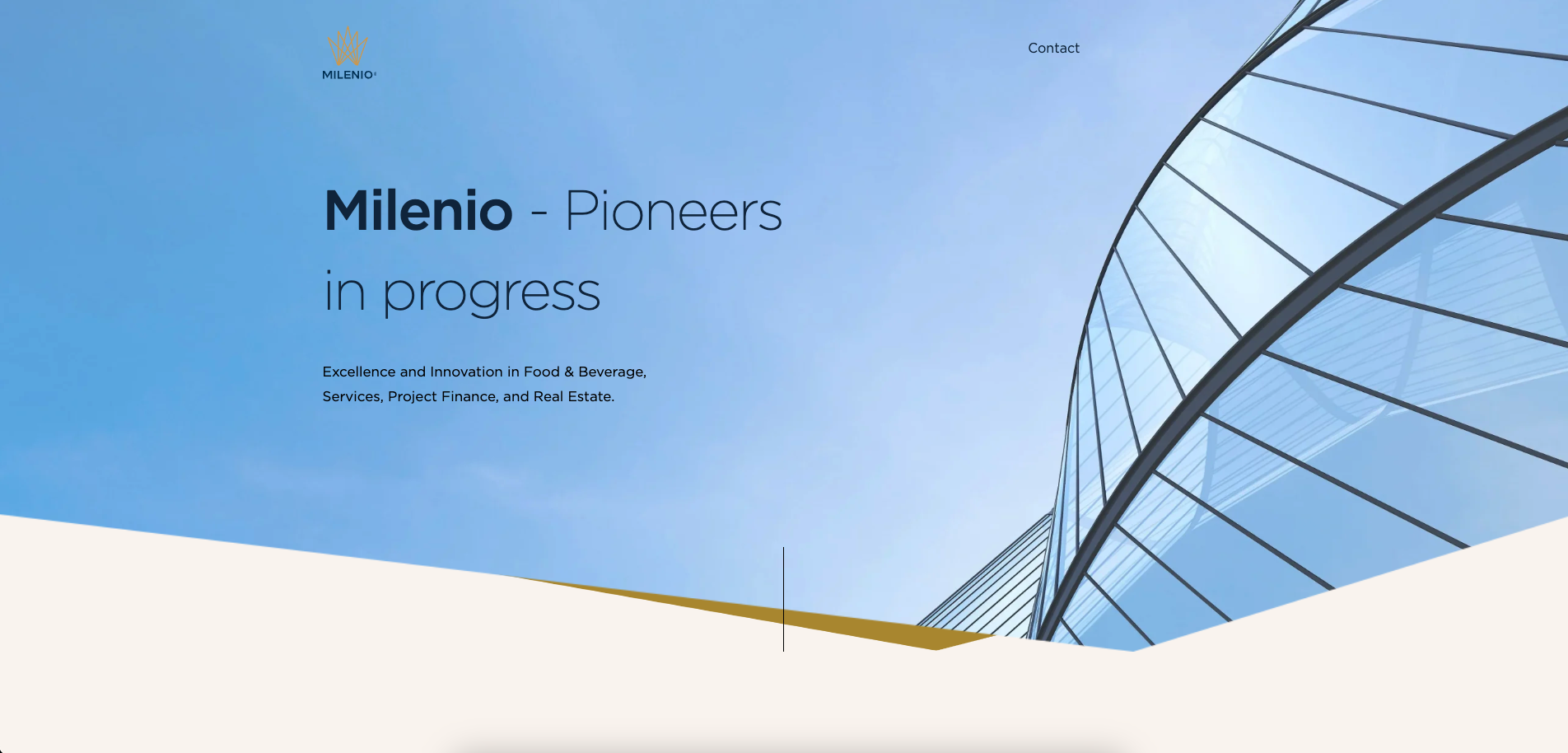 Landing page Milenio Honduras.